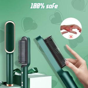 Hair Straightener Comb Brush